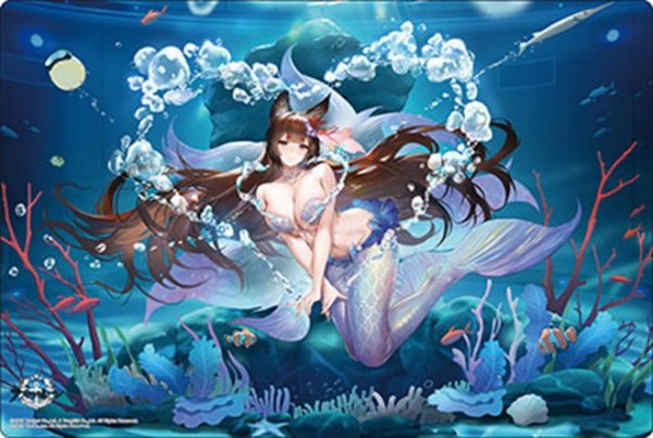 画像1: ※10月31日まで受付※【予約】ブシロードラバーマットV2・2222 アズールレーン『天城(空母)』青凪の人魚ver. [2701/15] (1)