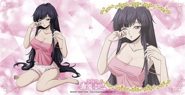 画像1: ※11月7日まで受付※【予約】キャラクター万能ラバーマットスリム コードギアス 奪還のロゼ「皇サクヤ」 [2702/13] (1)