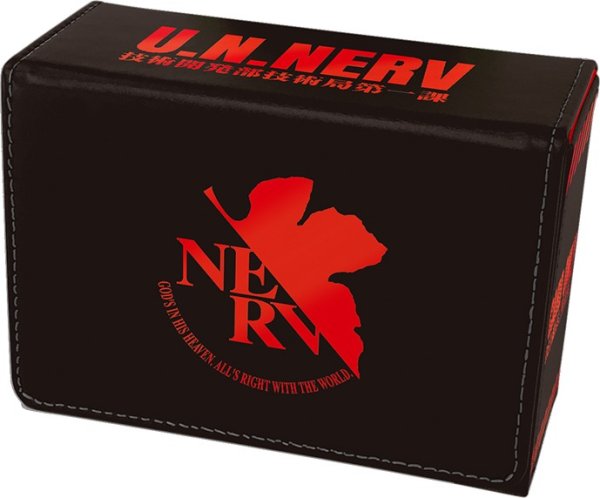 画像1: ※11月7日まで受付※【予約】合皮製デッキケースＷ ヱヴァンゲリヲン新劇場版「NERV」 [2702/20] (1)