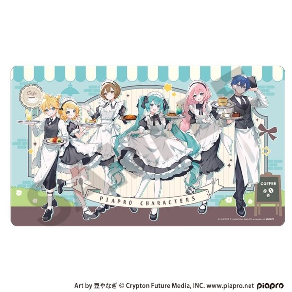 画像1: ※11月21日まで受付※【予約】クラックス ラバーマット 初音ミク レトロ喫茶 [27年3月] (1)