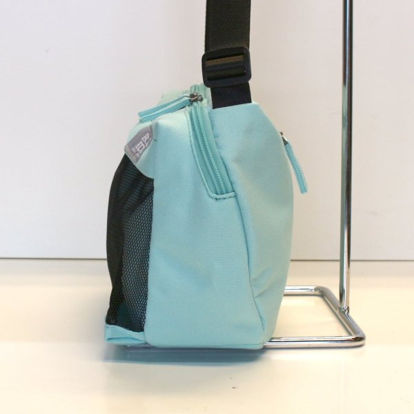 画像4: [新品]PETメッシュポケットミニショルダーバッグ ブルー【12-2111-BL】 (4)
