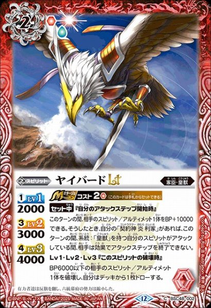 画像1: 【BS】ヤイバードLT【C】(BSC48収録/2025年度)〈12〉BSC48-002 (1)