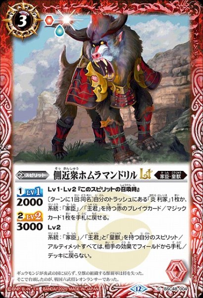 画像1: 【BS】側近衆ホムラマンドリルLT【C】(BSC48収録/2025年度)〈12〉BSC48-004 (1)