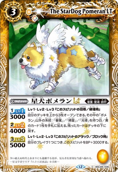画像1: 【BS】星犬ポメランLT【C】(BSC49収録/2025年度)〈12〉BSC49-036 (1)