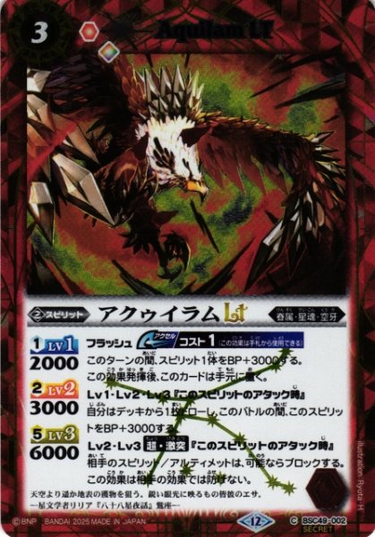画像1: 【BS】アクゥイラムLT【C/[SECRET]】(BSC49収録/2025年度)〈12〉BSC49-002 (1)