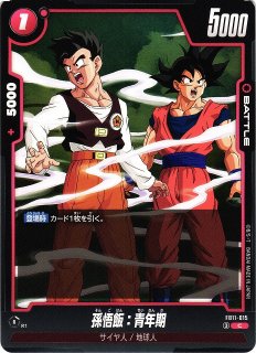 DBFW】孫悟飯：青年期【C☆】FS11-08ドラゴンボールスーパーカード