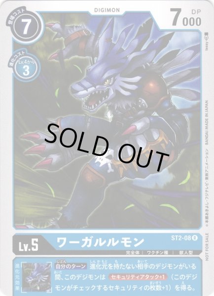 画像1: 【DIG】ワーガルルモン【R】(テイマーバトルPR)ST2-08〈-〉 (1)