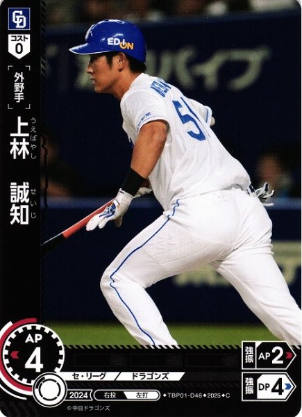 画像1: 【DO】[外野手]上林　誠知【C】TBP01-D46[ドラゴンズ] (1)