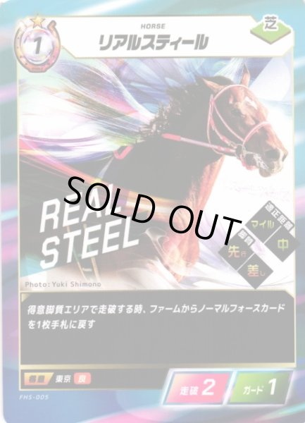 画像1: 【競馬】リアルスティール【N】FHS-005 (1)