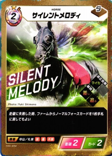 画像1: 【競馬】サイレントメロディ【N】FHS-034 (1)