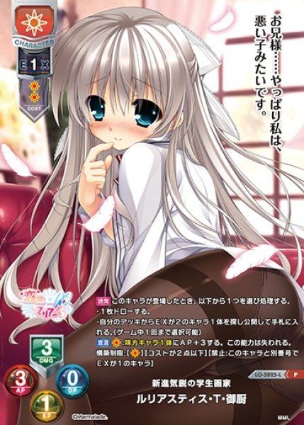 画像1: 【LO】新進気鋭の学生画家 ルリアスティス・T・御厨【P】LO-5825-L (1)