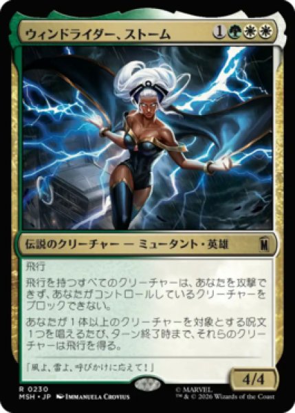 画像1: 【MtG】ウィンドライダー、ストーム【R】MSH-0230[FOIL] (1)