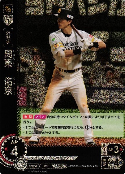 画像1: 【DO】[外野手]周東　佑京【RH】PBP03-H06[ホークス] (1)
