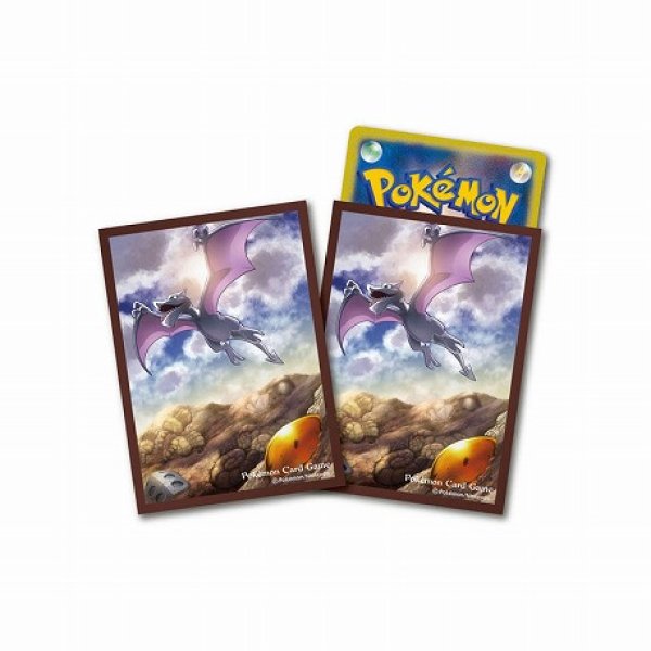 画像1: 【ポケカサプライ】[スリーブ]デッキシールド 『プテラ』【64枚入り】 (1)