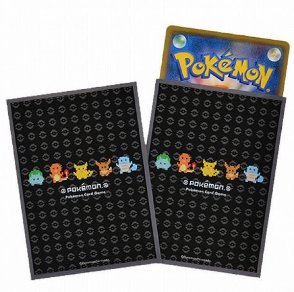 画像1: 【ポケカサプライ】[スリーブ]デッキシールド 『BL Pokemon Black』【64枚入り】 (1)