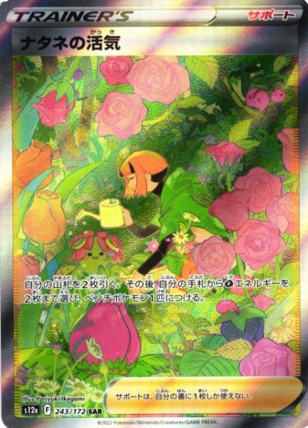 画像1: 【ポケカ】※プレイ用特価品※ナタネの活気【SAR】S12A-243 (1)