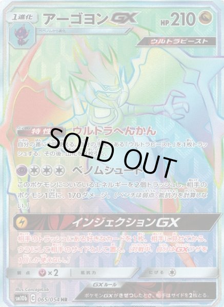 画像1: 【ポケカ】アーゴヨンGX【HR】SM10B-065 (1)
