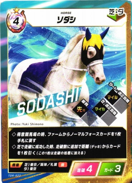 画像1: 【競馬】ソダシ【N】TDR-022 (1)