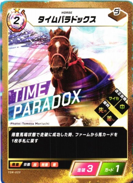 画像1: 【競馬】タイムパラドックス【N】TDR-033 (1)