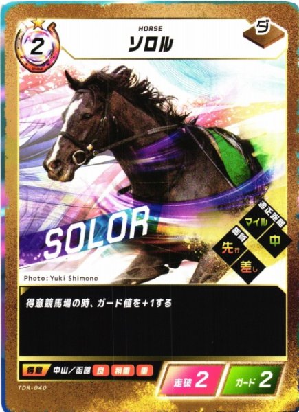 画像1: 【競馬】ソロル【N】TDR-040 (1)