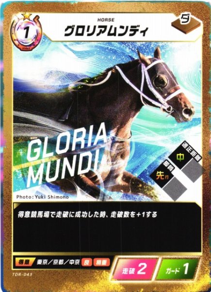 画像1: 【競馬】グロリアムンディ【N】TDR-043 (1)