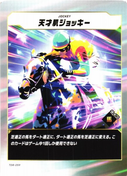 画像1: 【競馬】天才肌ジョッキー【N】TDR-059 (1)