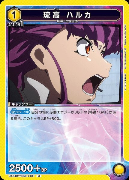 画像1: 【UA】琉高 ハルカ【U】UA34BT/CGD-1-011 (1)