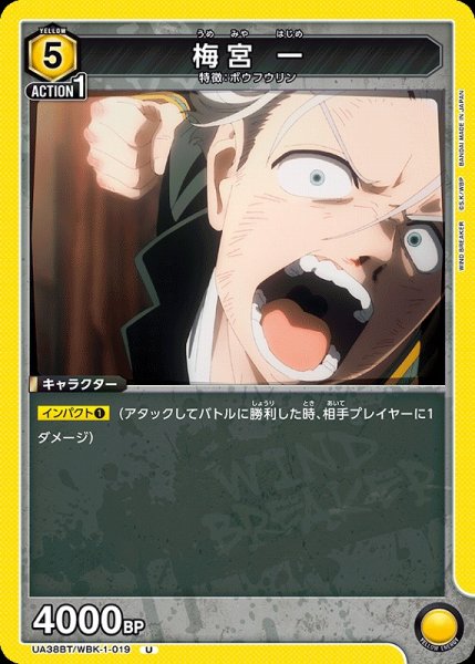 画像1: 【UA】梅宮 一【U】UA38BT/WBK-1-019 (1)