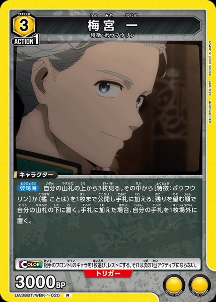 画像1: 【UA】梅宮 一【R】UA38BT/WBK-1-020 (1)