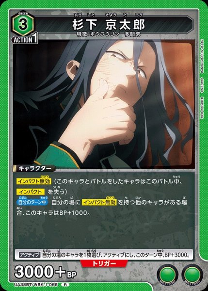 画像1: 【UA】杉下 京太郎【R】UA38BT/WBK-1-065 (1)