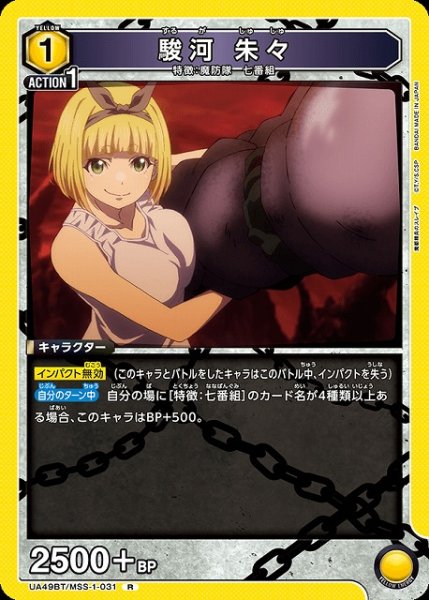 画像1: 【UA】駿河 朱々【R】UA49BT/MSS-1-031 (1)