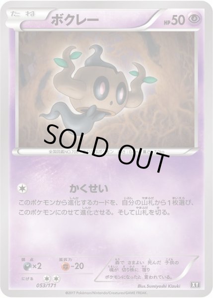 画像1: 【ポケカ】ボクレー【-】XY-053（EX） (1)