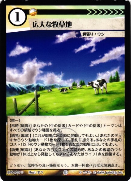 画像1: 【アニマル】広大な牧草地【U】BP5-023 (1)
