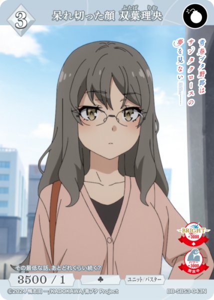 画像1: 【BDB】呆れ切った顔 双葉理央【N】BB-SBS3-043N (1)