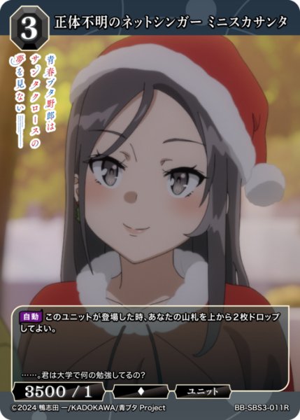 画像1: 【BDB】正体不明のネットシンガー ミニスカサンタ【R】BB-SBS3-011R (1)