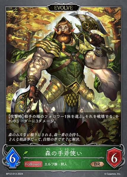 画像1: 【SV】森の手斧使い(EVOLVE)【BR】BP12-013 (1)
