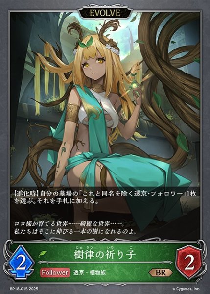 画像1: 【SV】樹律の祈り子(EVOLVE)【BR】BP18-015 (1)