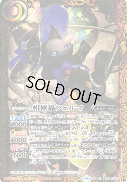 画像1: 【BS】相棒猫フェルマ【契約X】(BS63収録/2023年度)〈9〉BS63-CX02(2023) (1)