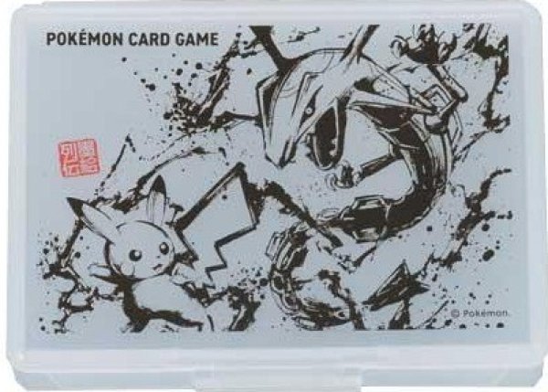 画像1: 【ポケカサプライ】[ダメカンケース]ポケモンカードゲーム ダメカンケース 『墨絵列伝 ピカチュウ＆レックウザ』 (1)