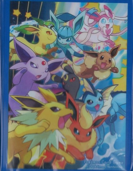 画像1: 【ポケカサプライ】[スリーブ]デッキシールド 『ダッシュ！イーブイズ』【64枚入り】 (1)