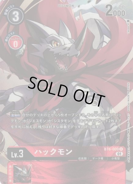 画像1: 【DIG】ハックモン[絵:Takase]【R/パラレル仕様】(PRカード)BT6-009〈01〉 (1)