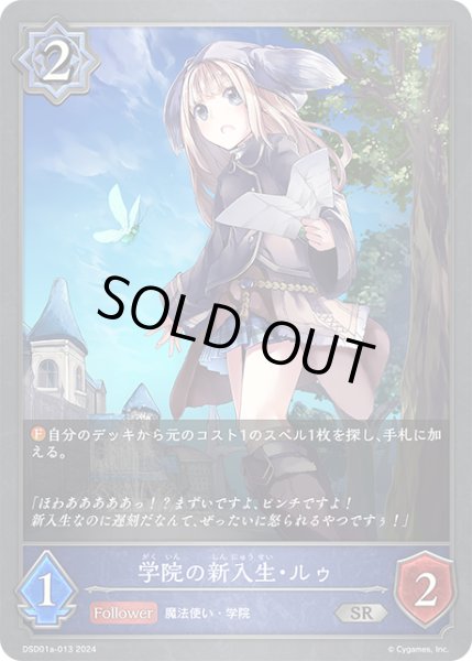 画像1: 【SV】学院の新入生・ルゥ【SR】DSD01a-013 (1)
