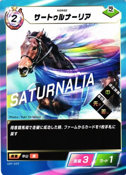 画像1: 【競馬】サートゥルナーリア【N】SDF-033 (1)
