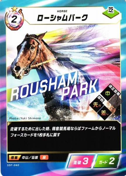 画像1: 【競馬】ローシャムパーク【N】SDF-040 (1)