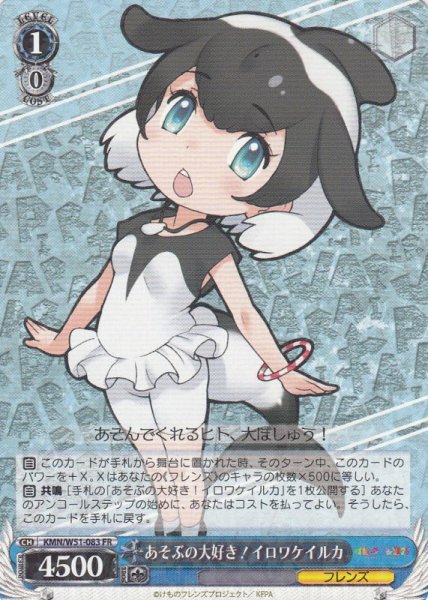 画像1: 【WS】あそぶの大好き! イロワケイルカ【FR】KMN/W51-083 (1)