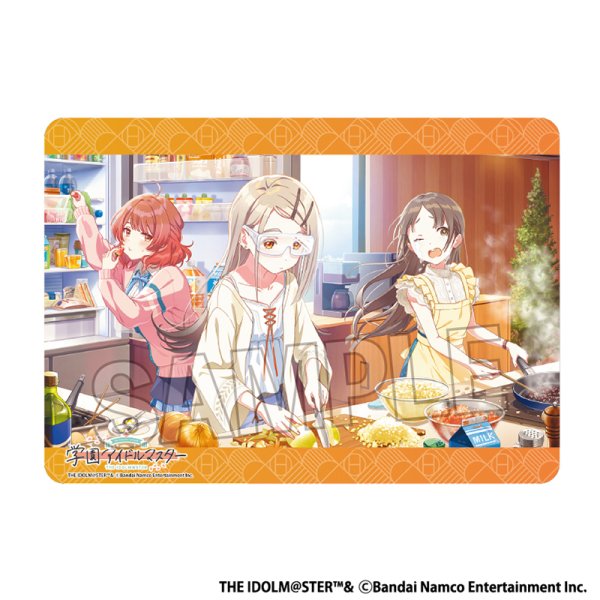 画像1: 【プレイマット】イラストプレイマットNT 学園アイドルマスター わたしたち、やればできる [3月] (1)