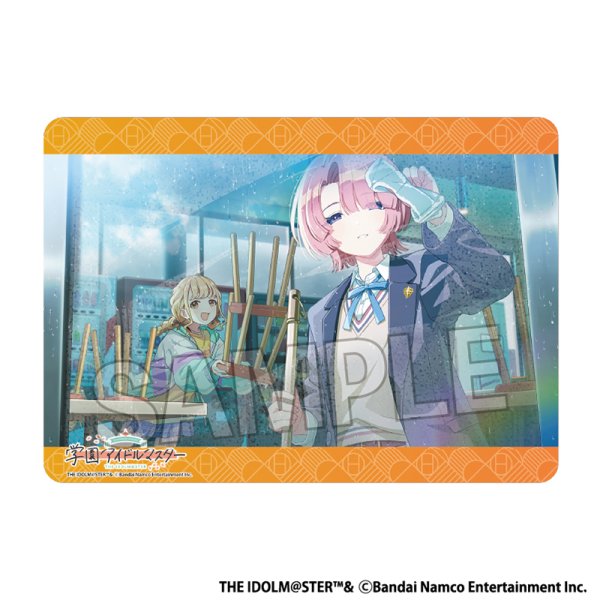 画像1: 【プレイマット】イラストプレイマットNT 学園アイドルマスター 晴れたね [3月] (1)