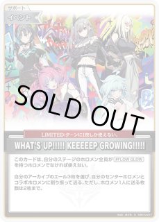 ホロカ】WHAT'S UP!!!!! KEEEEEP GROWING!!!!!【U】hSD10-011