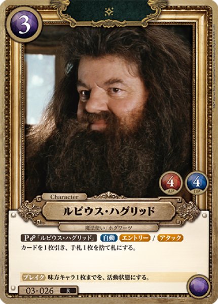 画像1: 【HP】ルビウス・ハグリッド【R】03-026 (1)