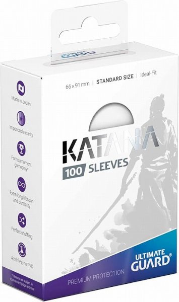 画像1: ※新品サプライ※ Katana スリーブ スタンダードサイズ クリア【100枚入り】 (1)